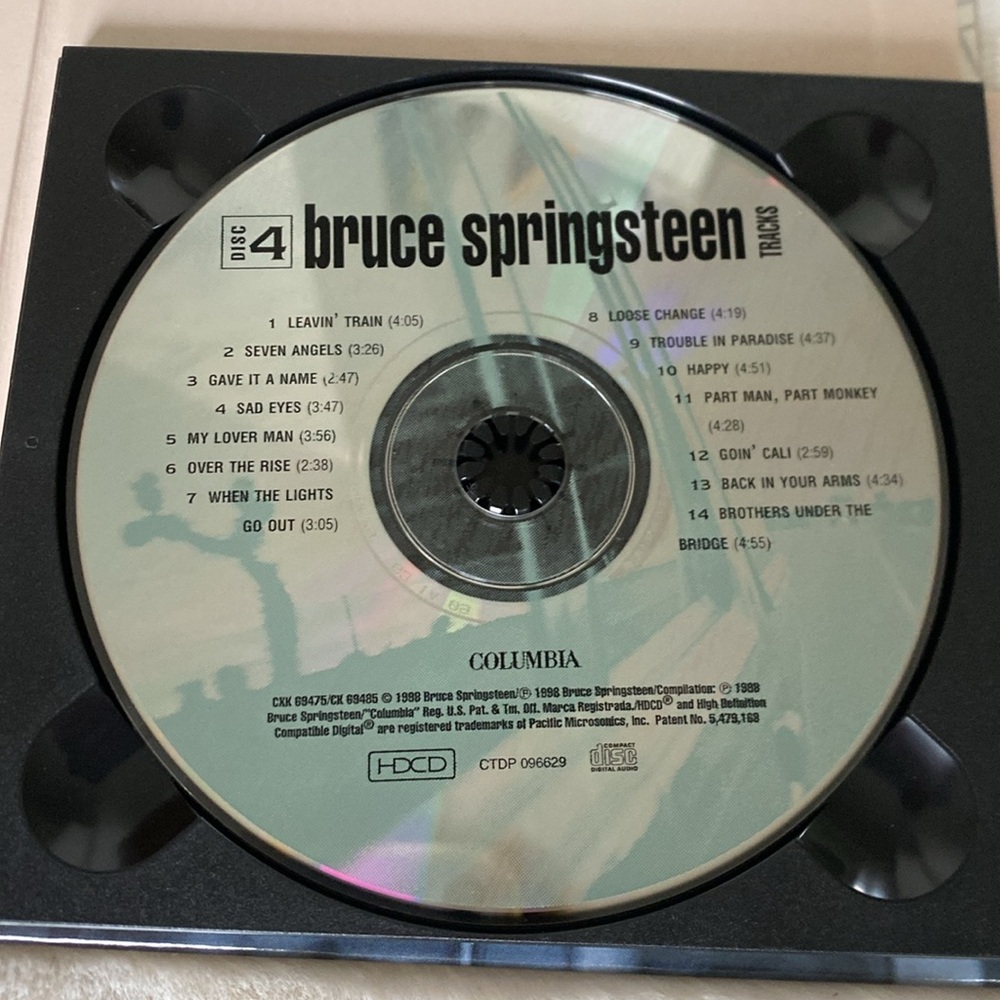 1998 Bruce Springsteen Tracks 4 Music CD Box Set - Picture 10 of 16
